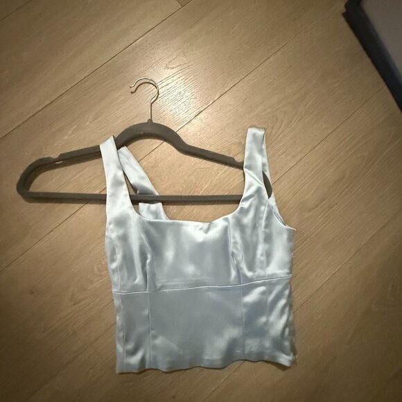Aritzia Blue Bustier Top - Picture 1 of 1